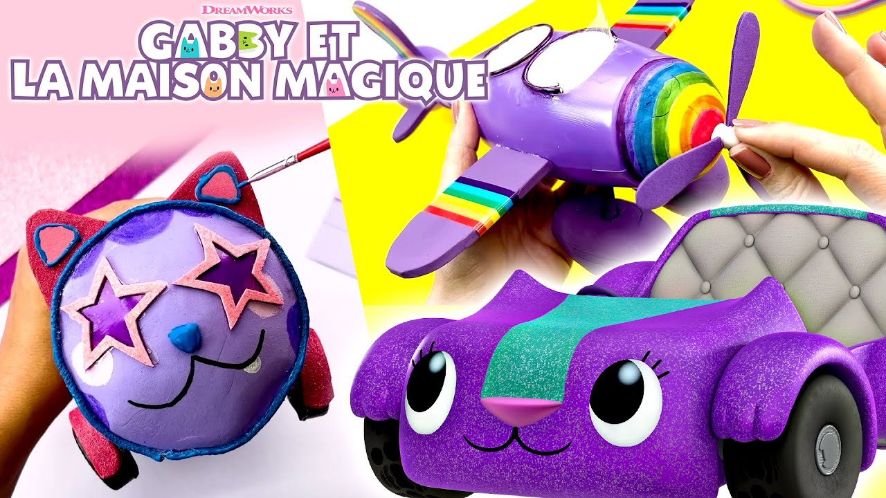 Avions, trains et chat-mobiles ! Tous les DIY des véhicules de GABBY ET LA MAISON MAGIQUE