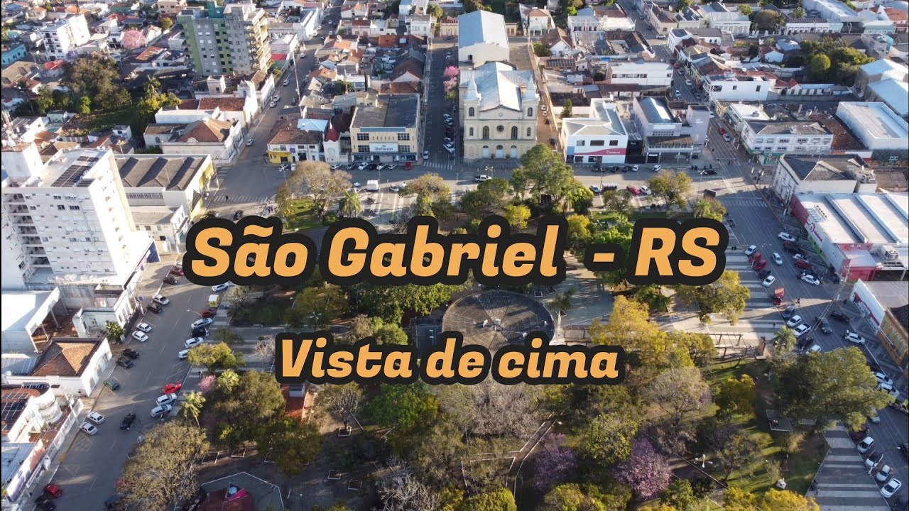 São Gabriel - RS - Vista de cima