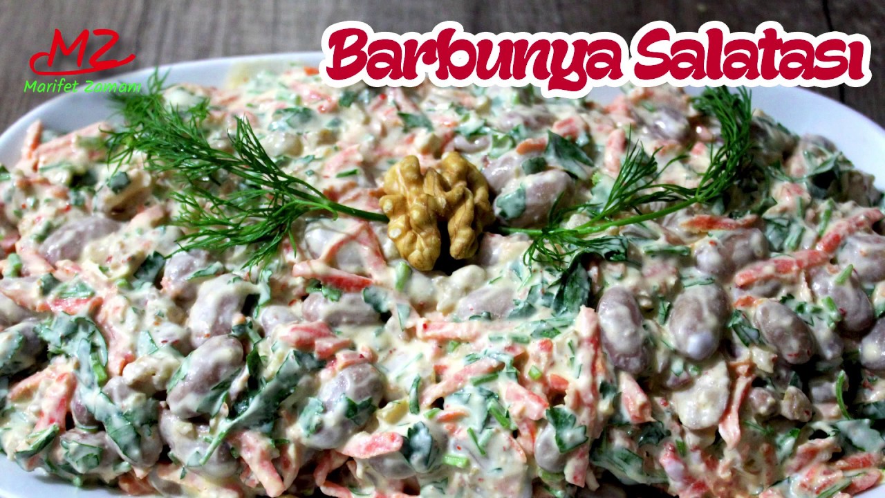 Yoğurtlu Barbunya Salatası | Bu Salataya Bayılacaksınız | Salata Ve Meze Tarifleri