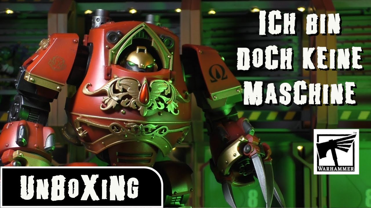 Unboxing - Blood Angels Comtemptor Dreadnought, Warhammer 30.000 Horus Heresy - Joytoy