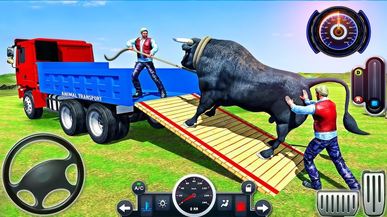 Farm Animal Truck Transport Simulator-Real Zoo Transporter Truck Driving Android GameplayZNLGAMERZ38