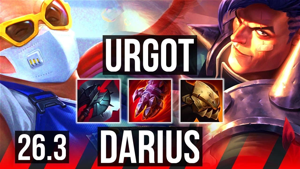 URGOT vs DARIUS (TOP) | 6k gold comeback | EUW Master | 26.3