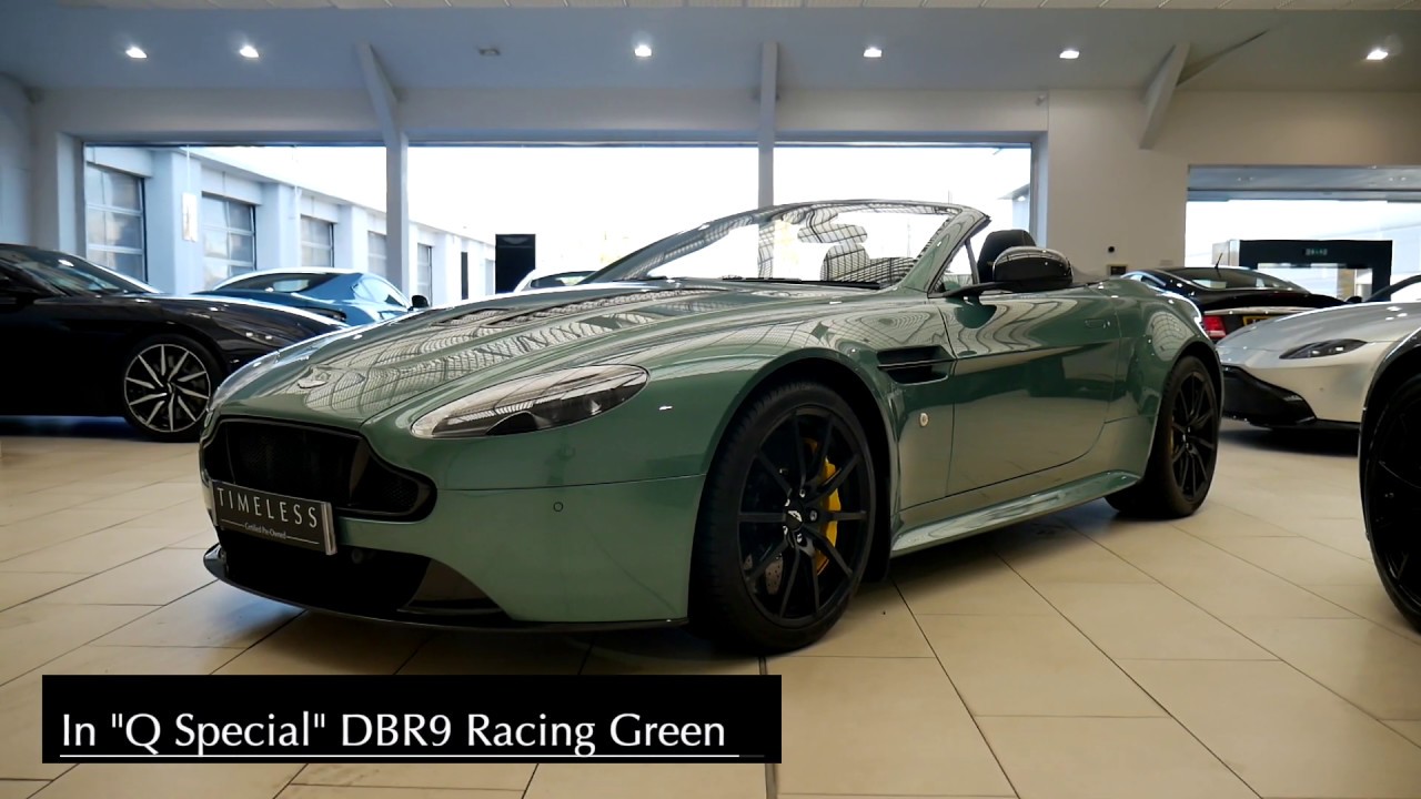 Q special Aston Martin Vantage V12 S Roadster - Cold Start, Revs, Interior and Exterior Walkaround