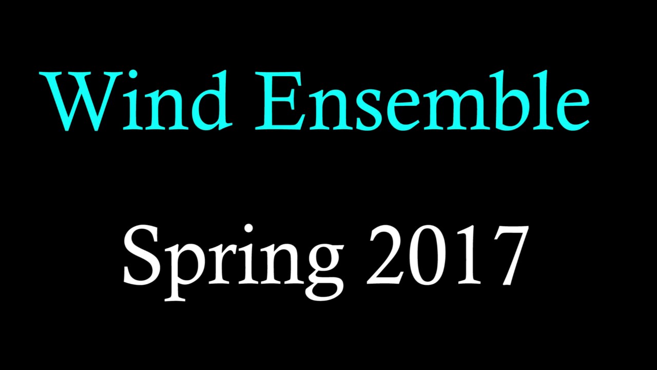 CMW 2017 Spring Performance|Wind Ensemble
