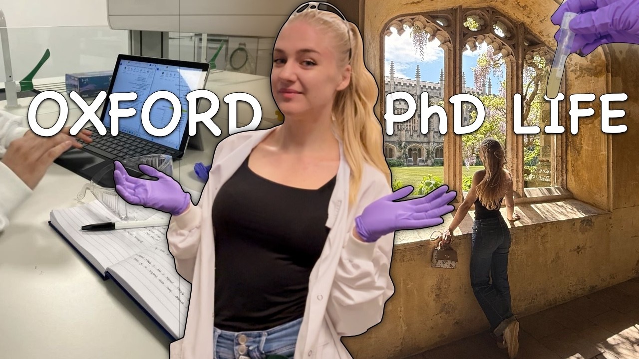 Realistic Day as an OXFORD STEM Student | College Tour, Lab work & Library