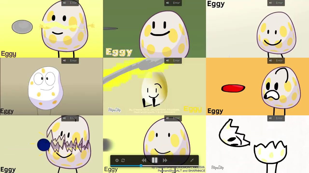 BFDI Auditions But It's a 9 Mashup Version