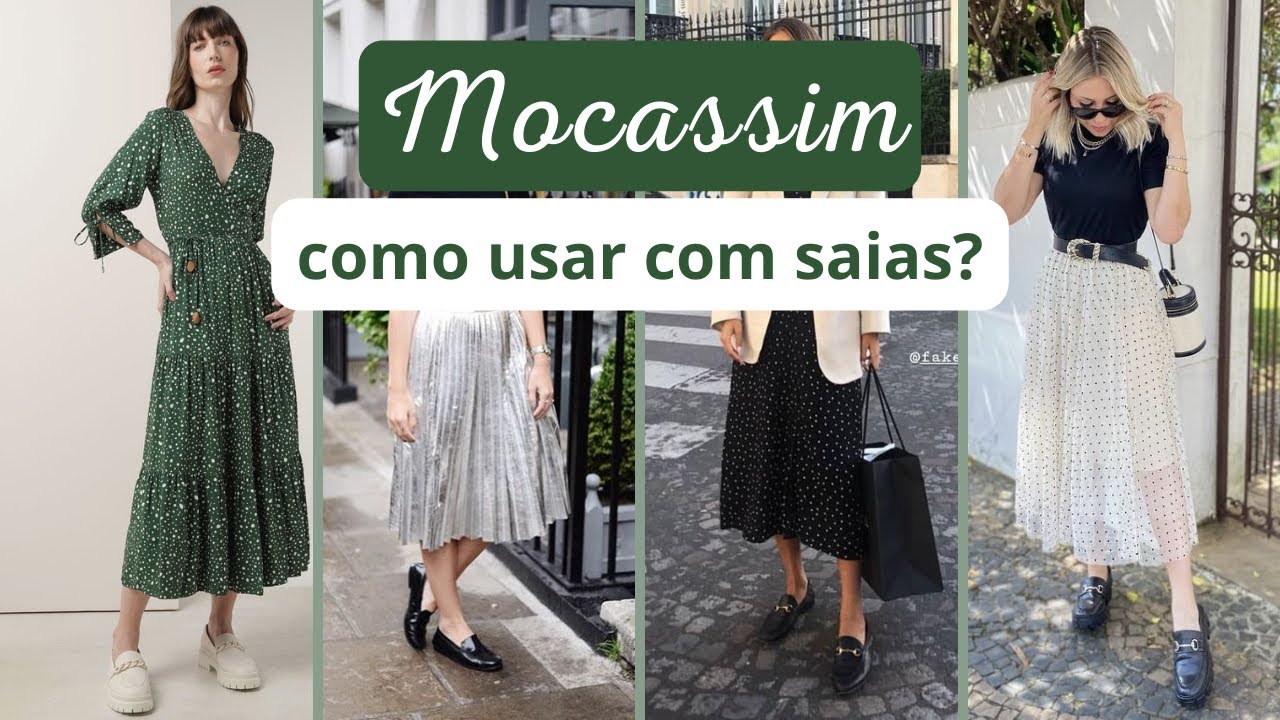 MOCASSIM: O CALÇADO ATEMPORAL QUE COMBINA COM SAIAS E VESTIDOS
