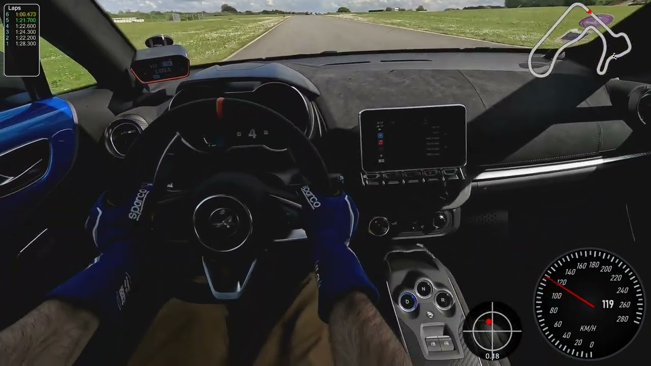 Alpine A110S - Circuit de Clastres 1:21,7