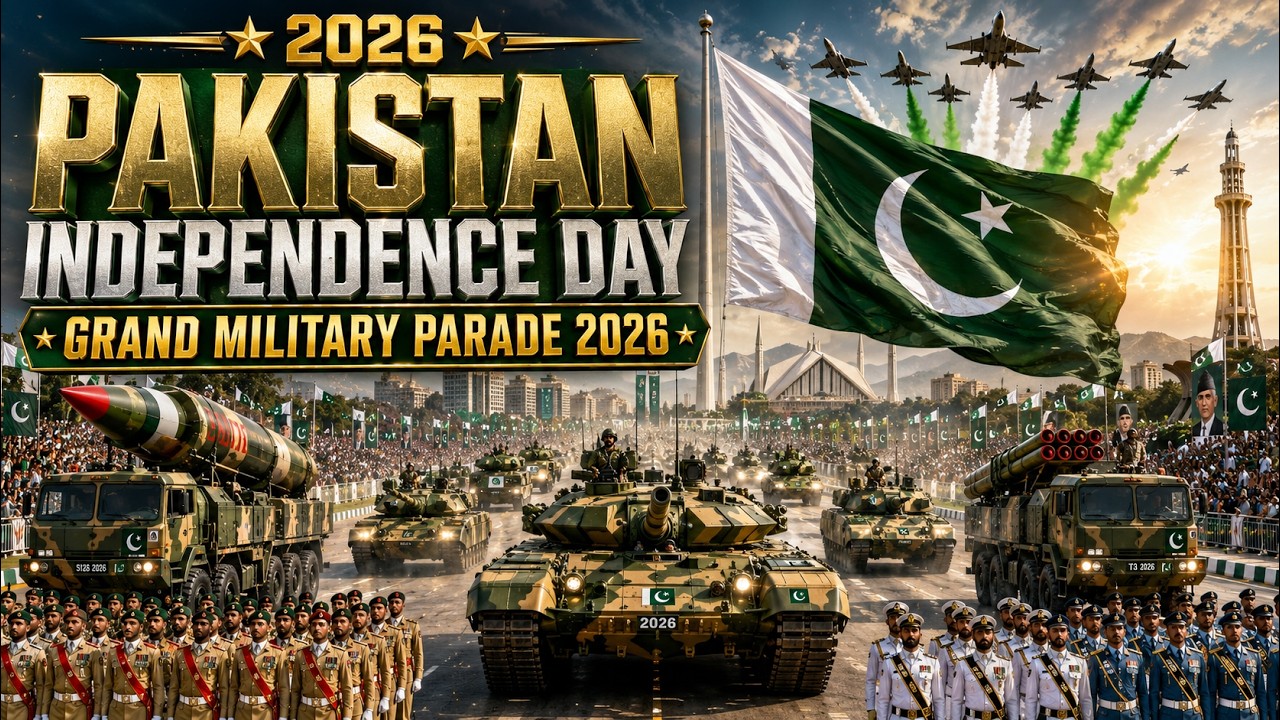 Pakistan Independence Day 2026 🇵🇰 | Grand Military Parade in Islamabad | 79th Anniversary 4K