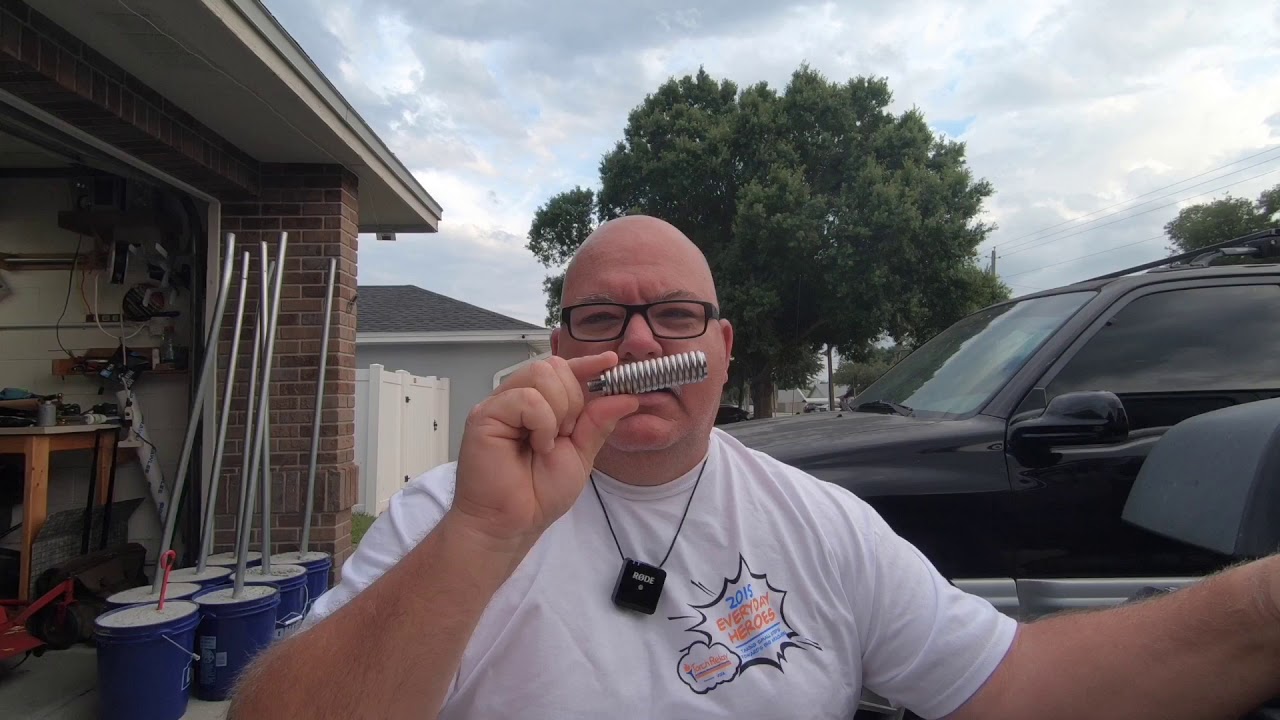 Repairing a CB antenna.