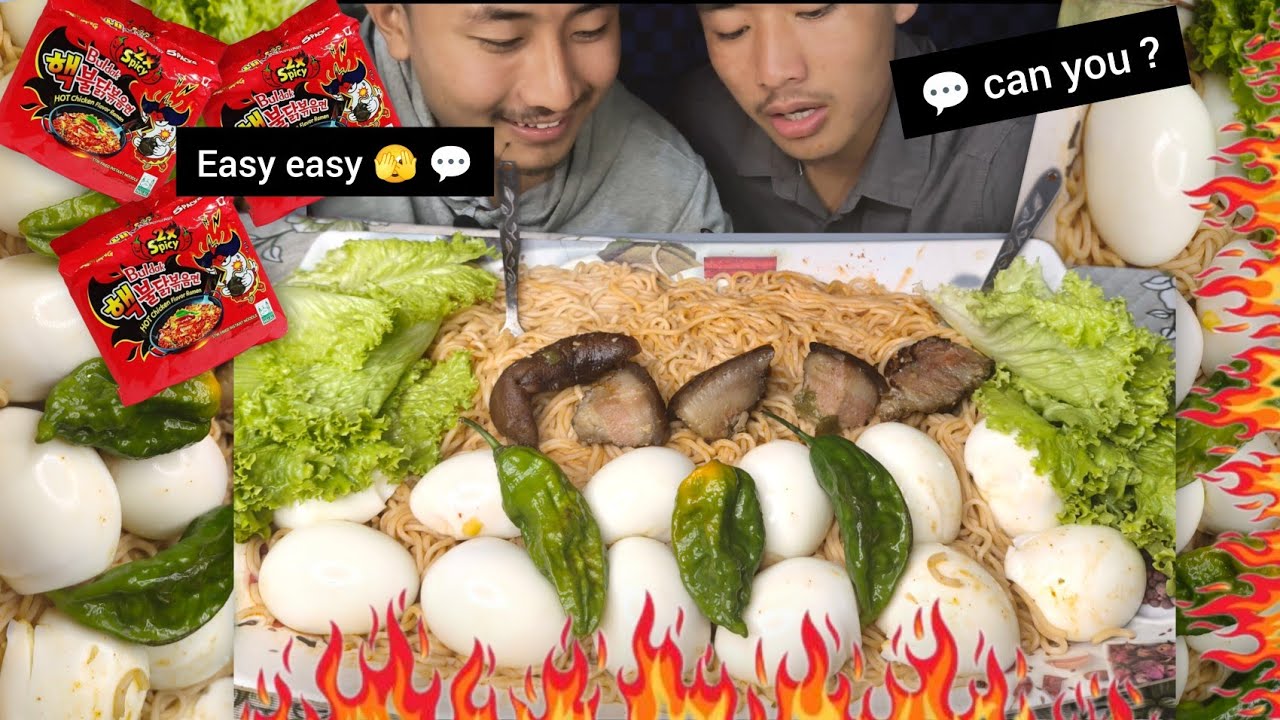 Best Prepared and Tried Most Spicy & Delicious 2x With Kingchili 🥵 egg | Naga Mukbang |