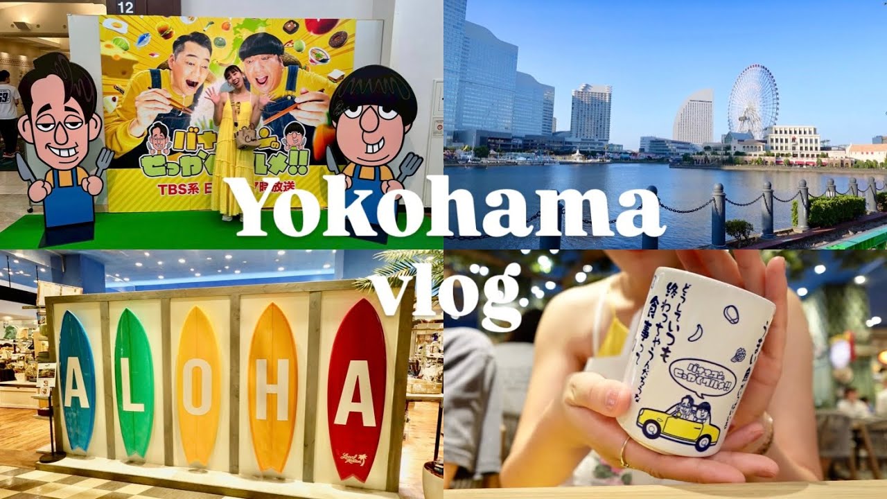 【横浜vlog】夏のおすすめ横浜デートスポット🌺社会人の休日🌈