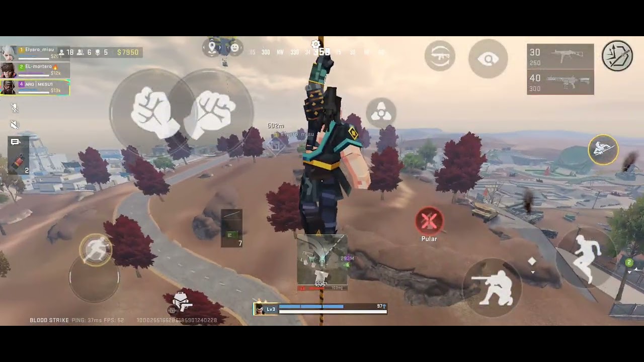 Gameplay de Spear Blood Strike (Low Tier) 