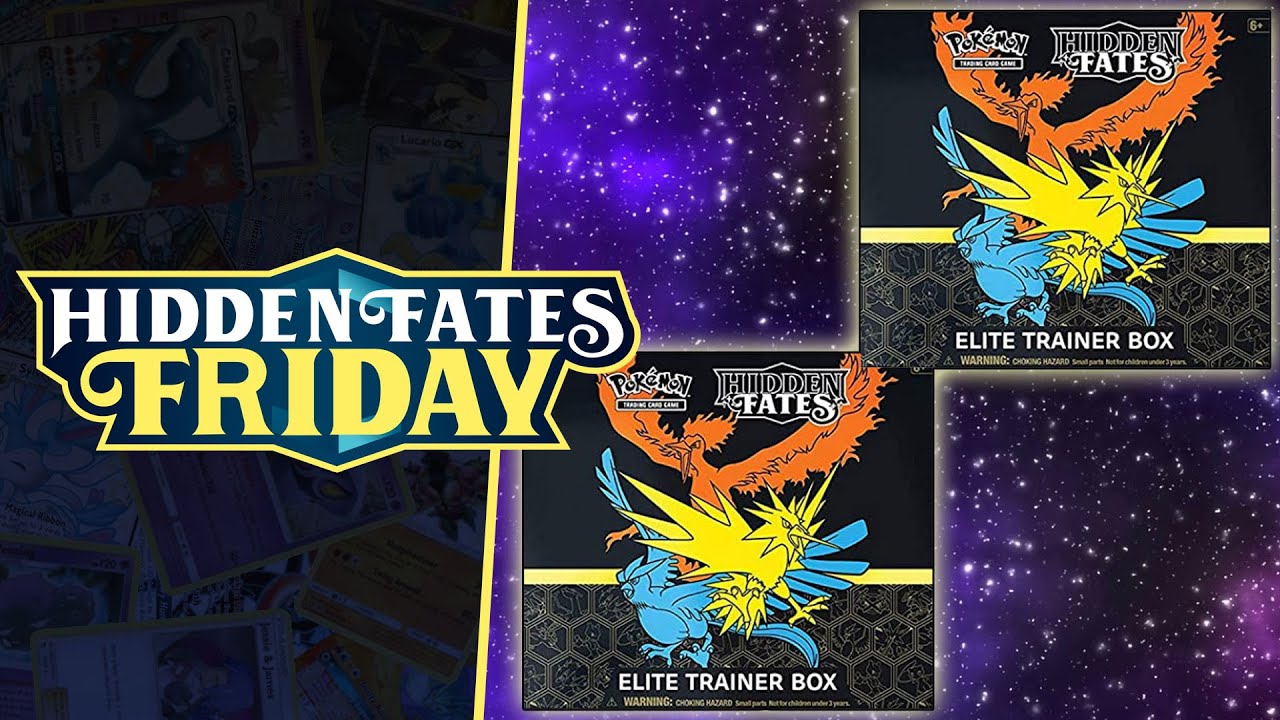 Pokemon Cards Hidden Fates Elite Trainer Box Battle!