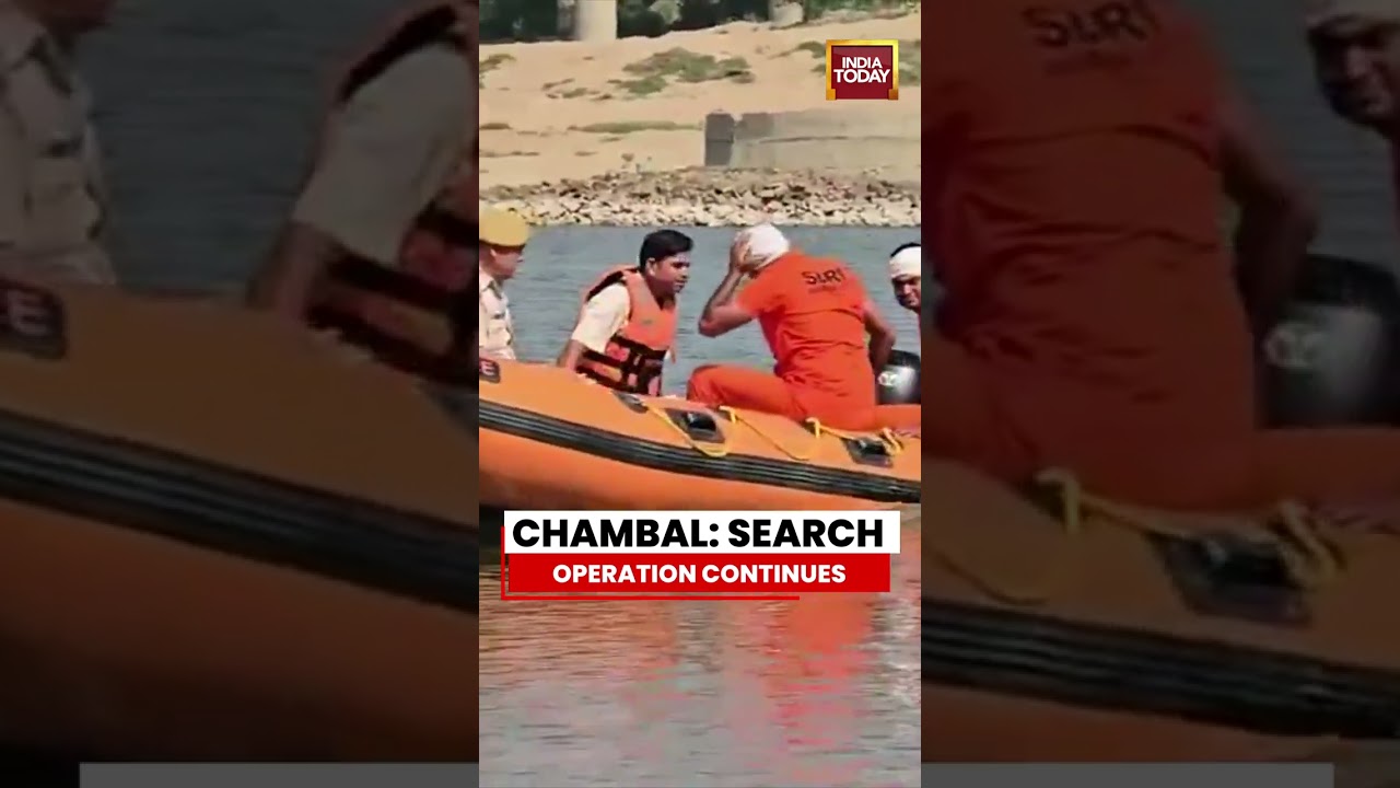 Dholpur Police, SDRF Continue Search For Two Girls In Chambal River Murder Case #chambal #shorts
