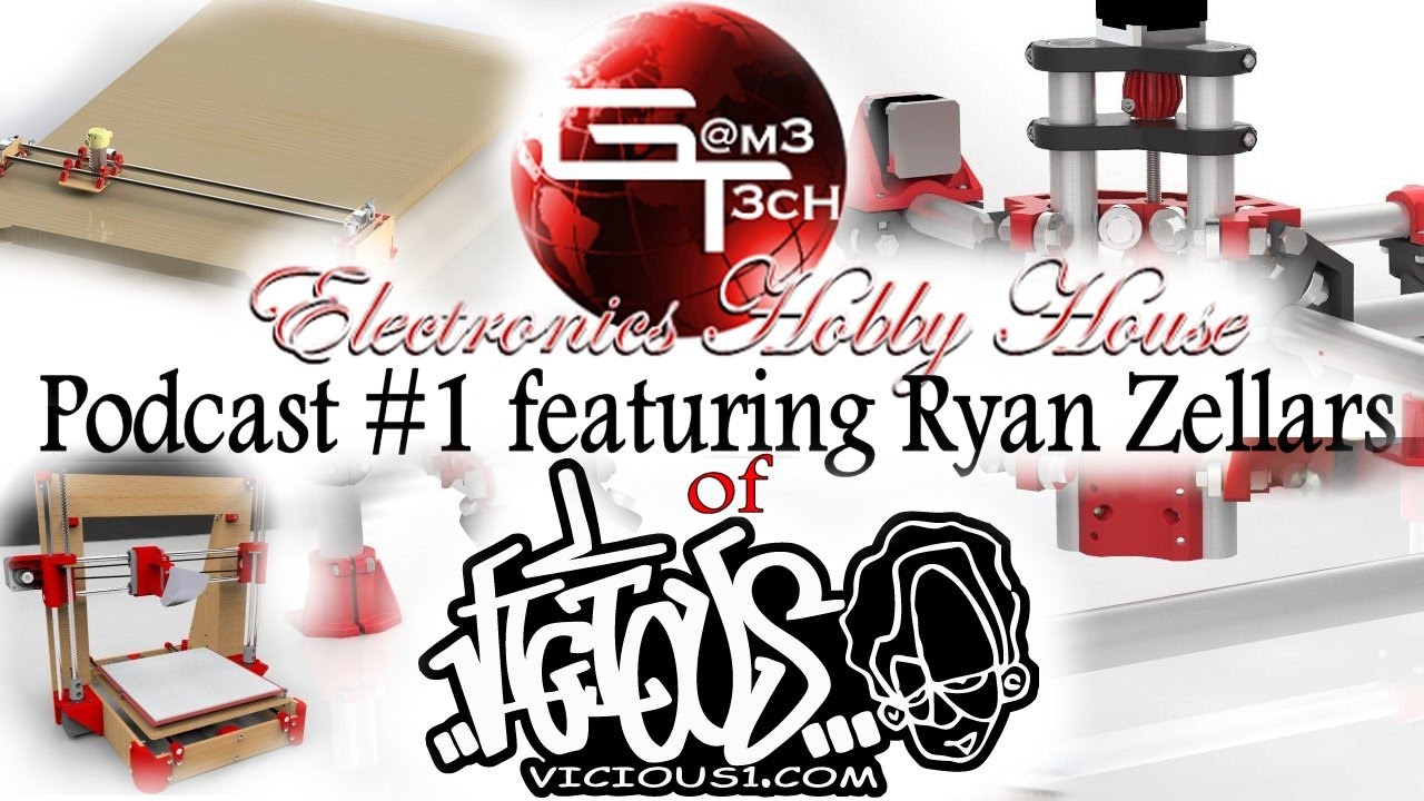 Podcast #1 Featuring Ryan Zellars of Vicious1.com MPCNC Creator
