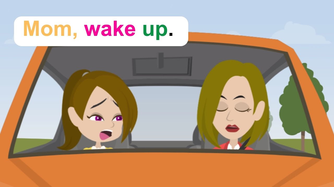 Ella's mother snores - Funny English Animated Story - Ella English