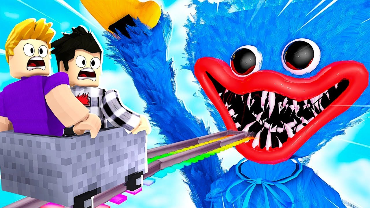 UNE ATTRACTION ROBLOX POUR ALLER DANS HUGGY WUGGY ! (Cart Ride into Huggy Wuggy!)