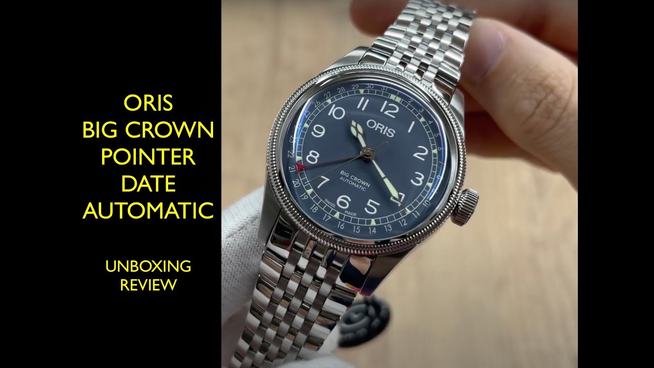 Oris Big Crown Pointer Date Automatic 01 754 7741 4065-07 8 20 22 Watch | Review Valjoux Relogios