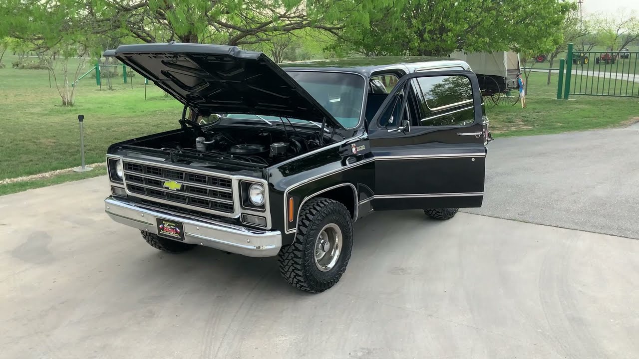 1979 Chevrolet K5 Blazer 4x4 400ci V8 Automatic Transmission PS PB AC Super Nice