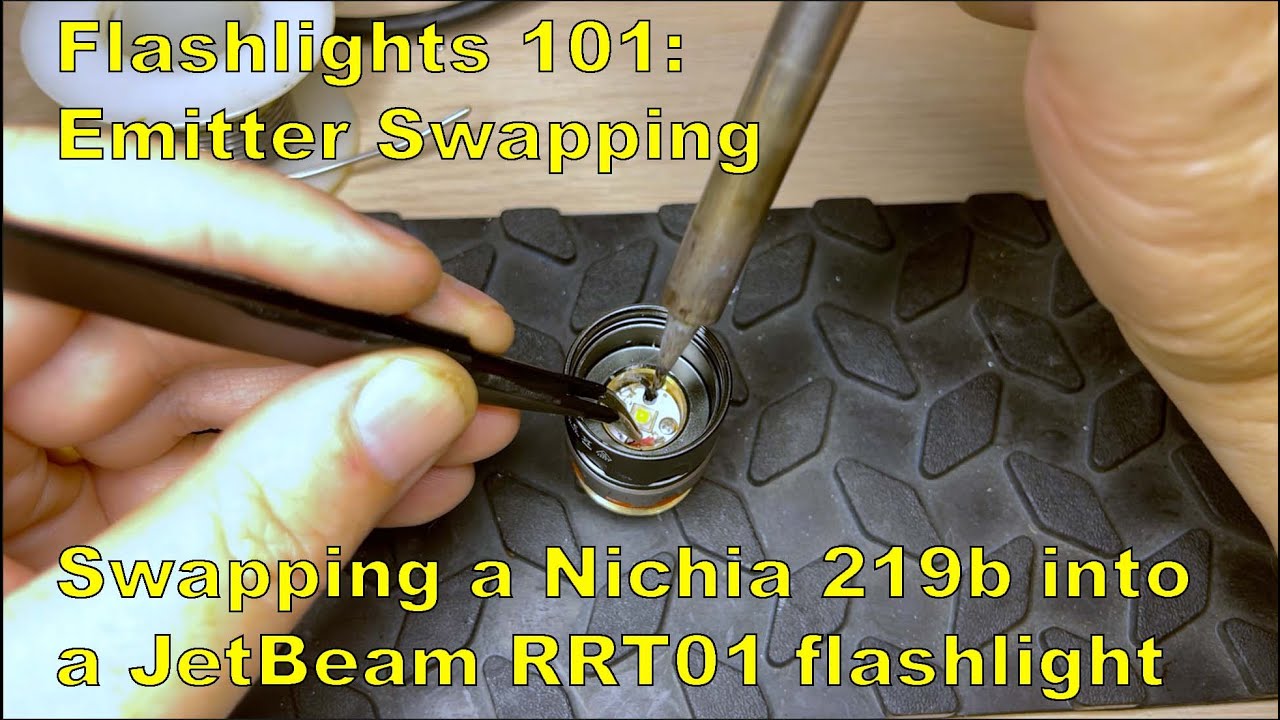 Flashlights 101: Emitter Swapping a Flashlight