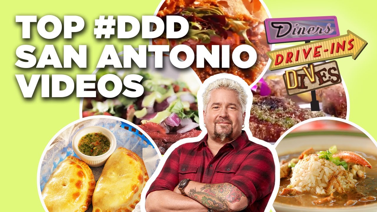 Top #DDD Videos in San Antonio with Guy Fieri | Diners, Drive-Ins and Dives | Food Network