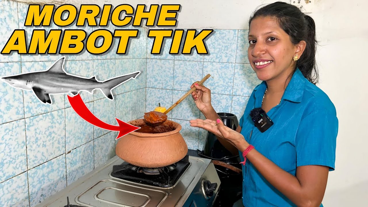 Moriche Ambot-Tik Recipe |  मोरीचे  आंबटतीक | Shark Ambot-tik | Goan Couple