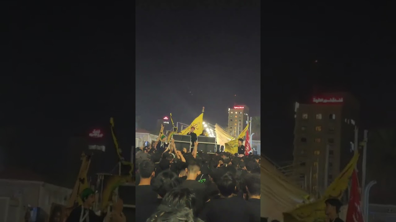 دخوليه موكب عطاشا الطف الى كربلاء /ذي قار/ قضاء الفجر