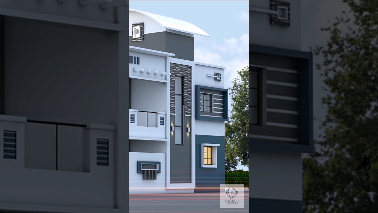 950 sqft House Design | 4bhk#shorts #short #shortsfeed #architecture