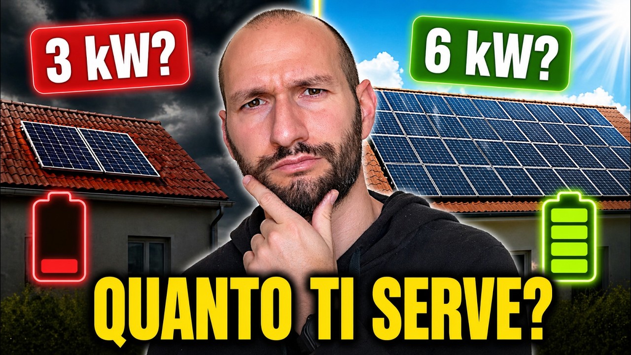 Fotovoltaico: quanta potenza serve per casa tua?