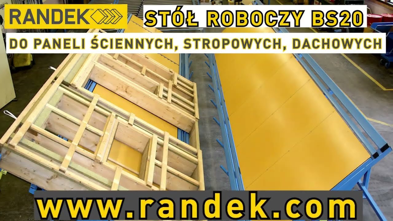 Stół roboczy do paneli ściennych BS20 RANDEK