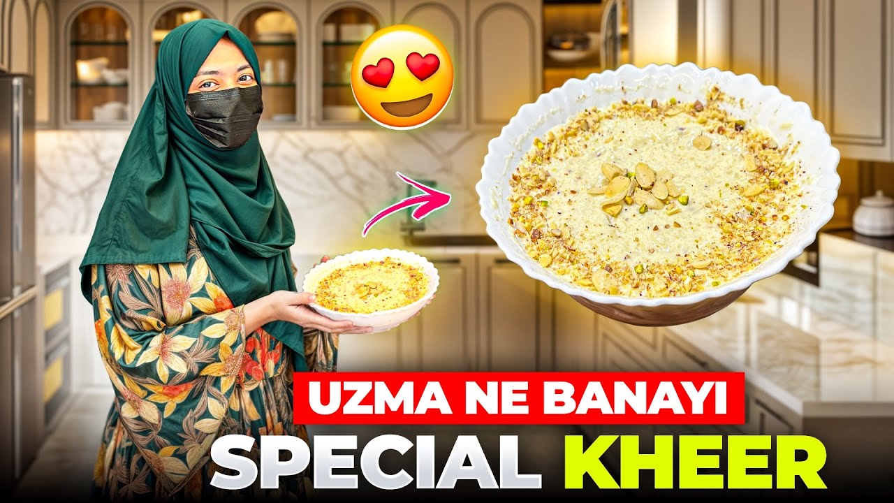 Perfect Kheer Recipe😍 | Creamy Rice Kheer at Home | Easy Dessert Recipe | Uzma’s Kitchen 