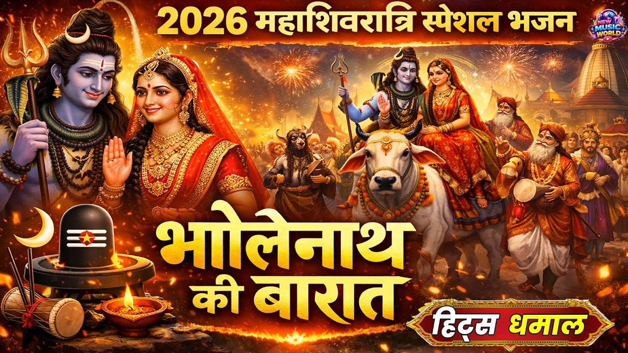 2026महाशिवरात्रि स्पेशल भजन  | Bholenath Ki Barat | भोलेनाथ की बारात | Sunny Dubey | New Music World