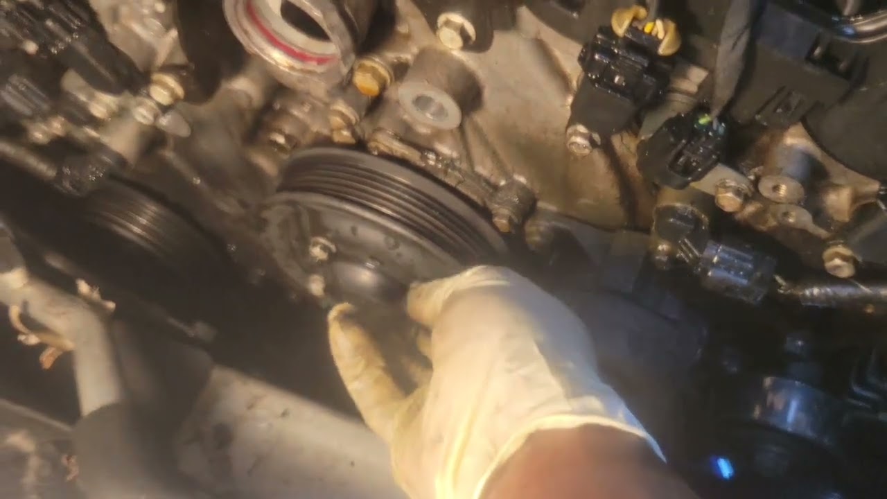 BUICK LACROSSE WATER PUMP REPLACEMENT 