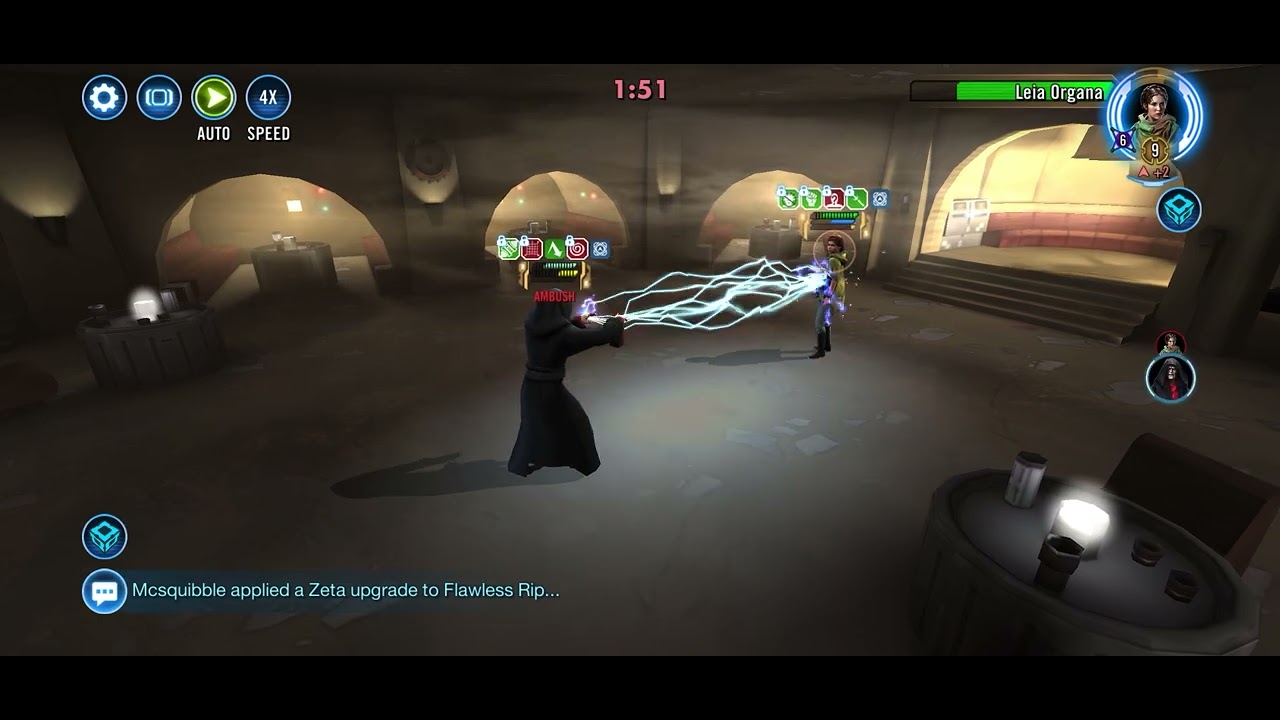 SWGOH SEE vs Leia 3v3