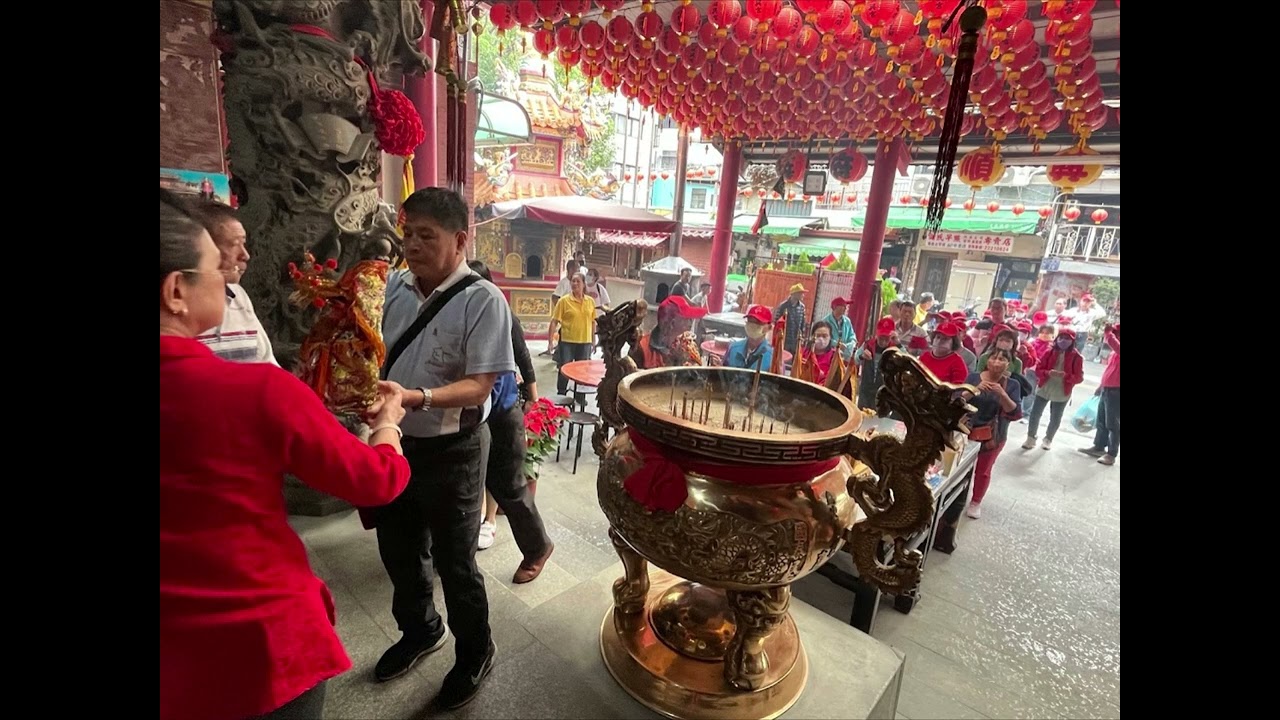 頂過溪薛府王爺台中進香