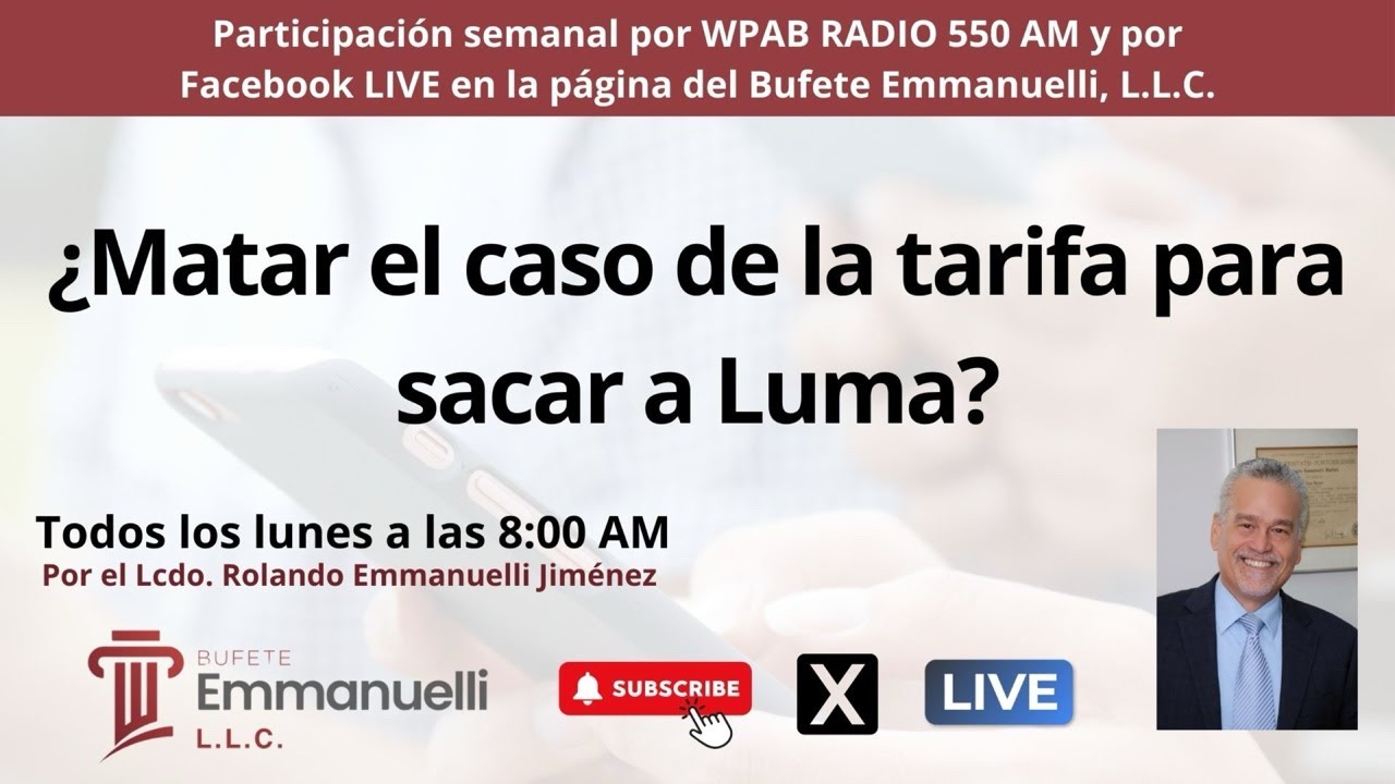 Hoy lunes a las 8 AM