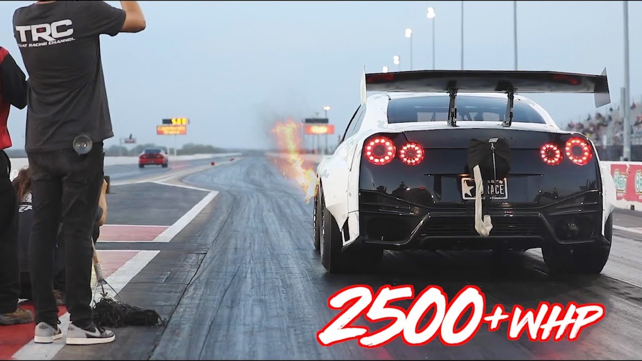 2500HP GTR on RAILS into the 6's!