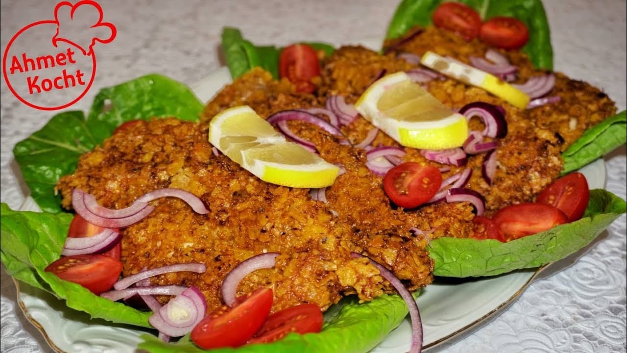 Nicht Omas Rezept! | Hühnchen Schnitzel mit Tortilla Chips Panade | Ahmet Kocht | kochen | Folge 500