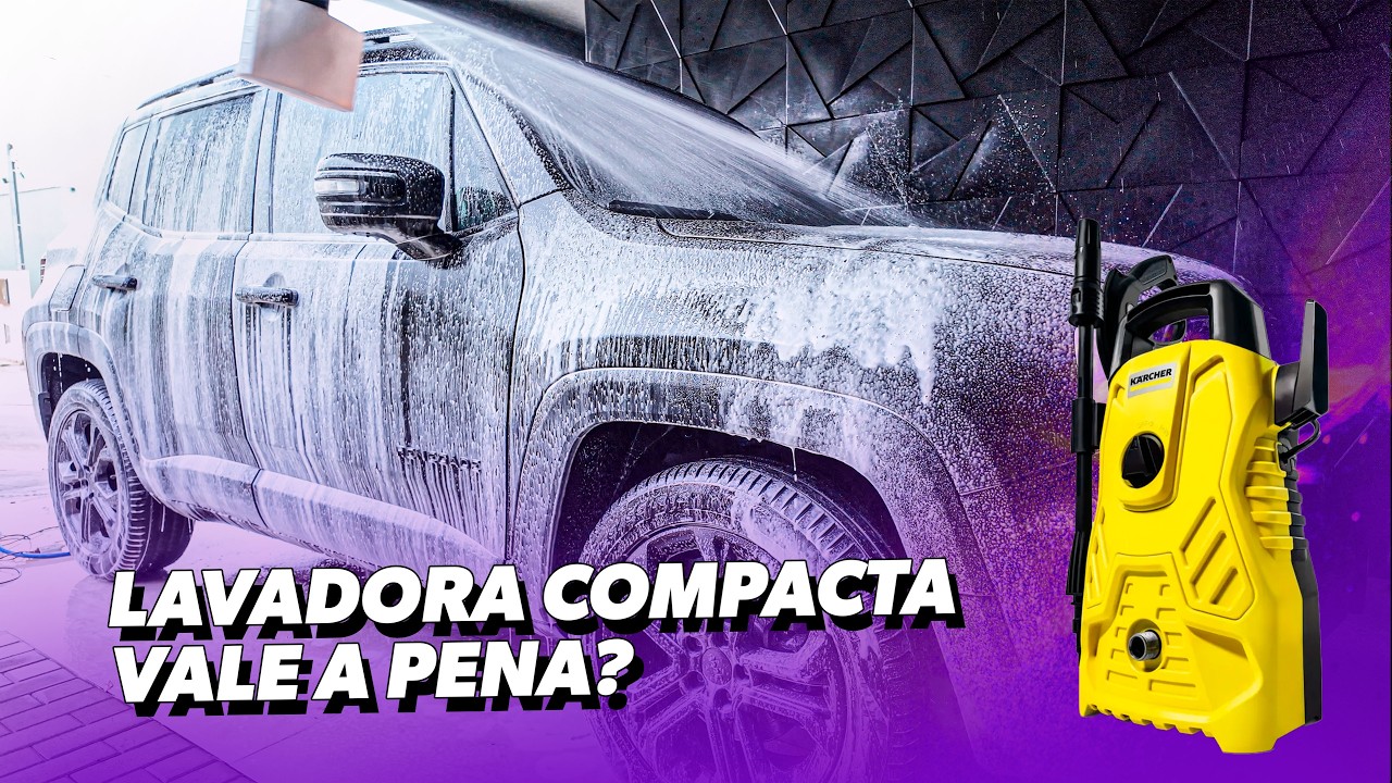 TESTEI A LAVADORA KARCHER COMPACTA 1500 psi é boa e vale a pena?
