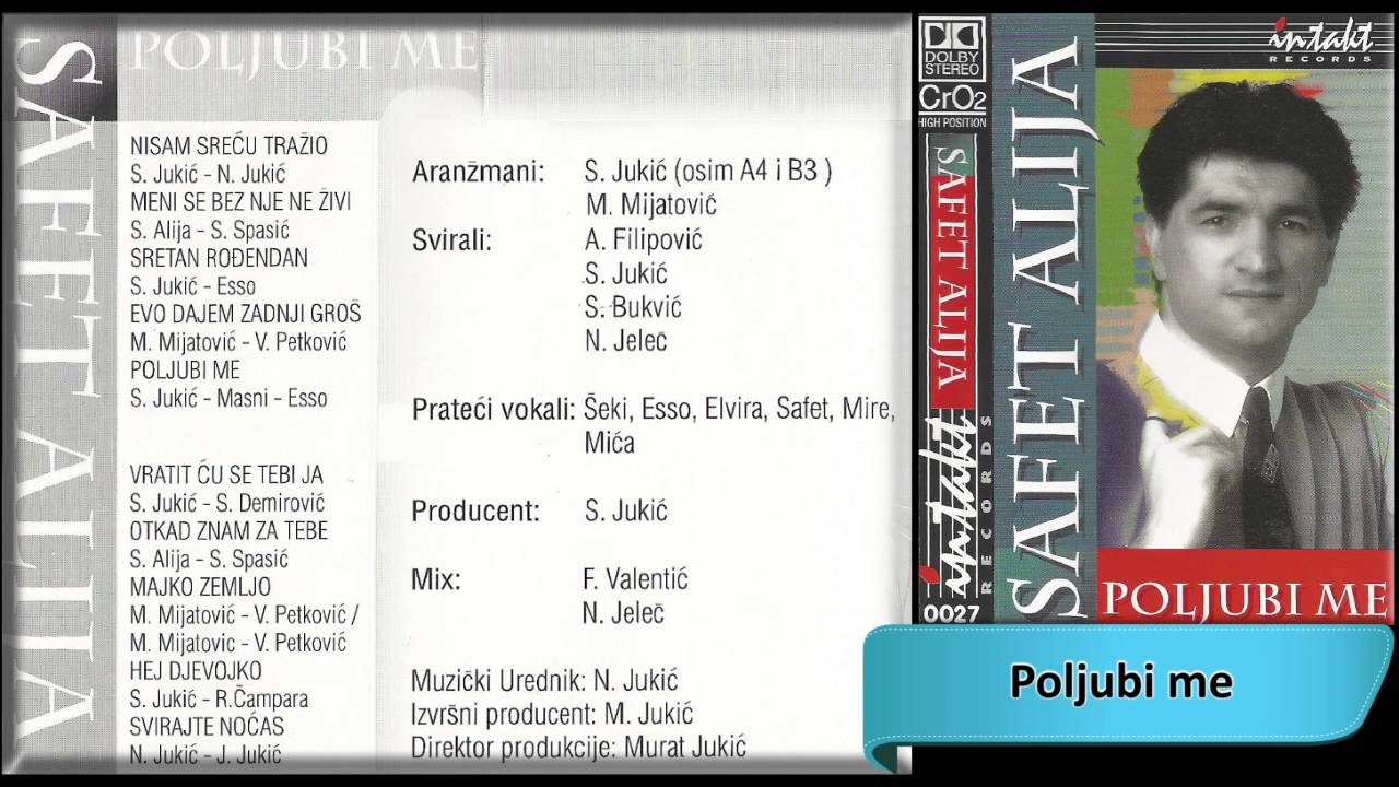 Safet Alija - Poljubi me - (Audio 1996) HD