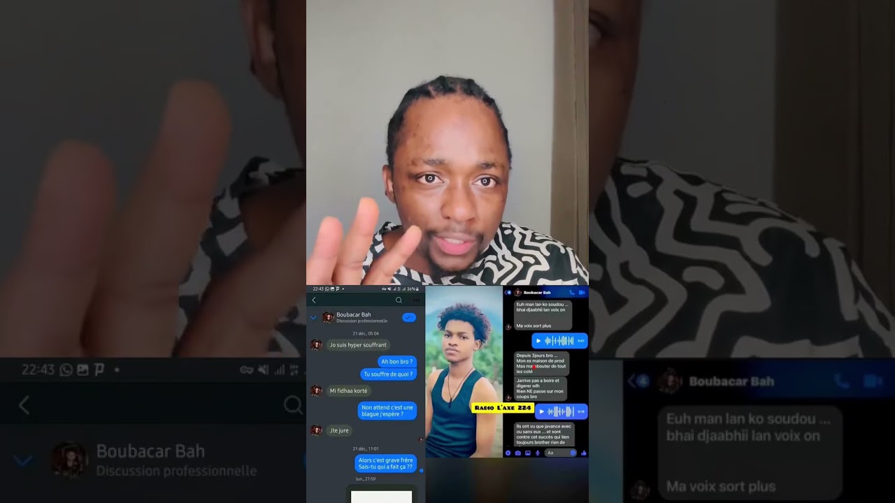 ✔🚨Bah Bigsoul224 parler sur cette Décès du jeune artiste Booms LPR RIP 🤲🏿