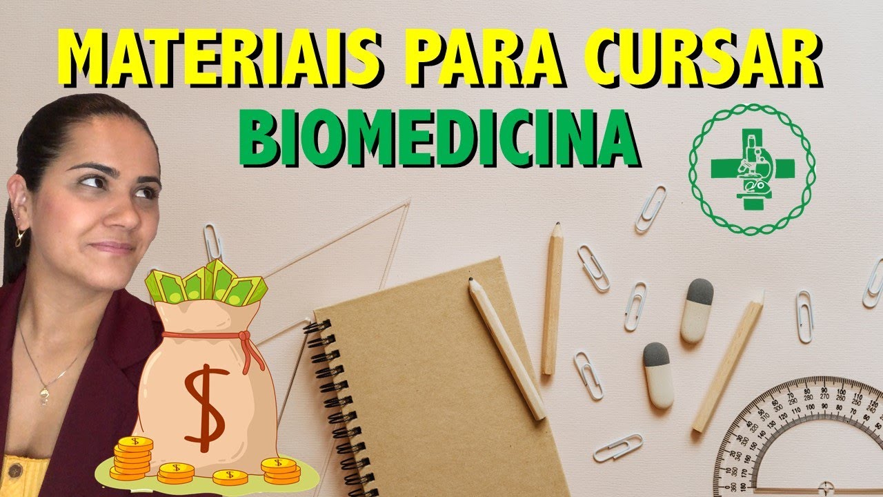 Materiais para o curso de BIOMEDICINA * 8 itens essenciais antes de começar 🔬📚