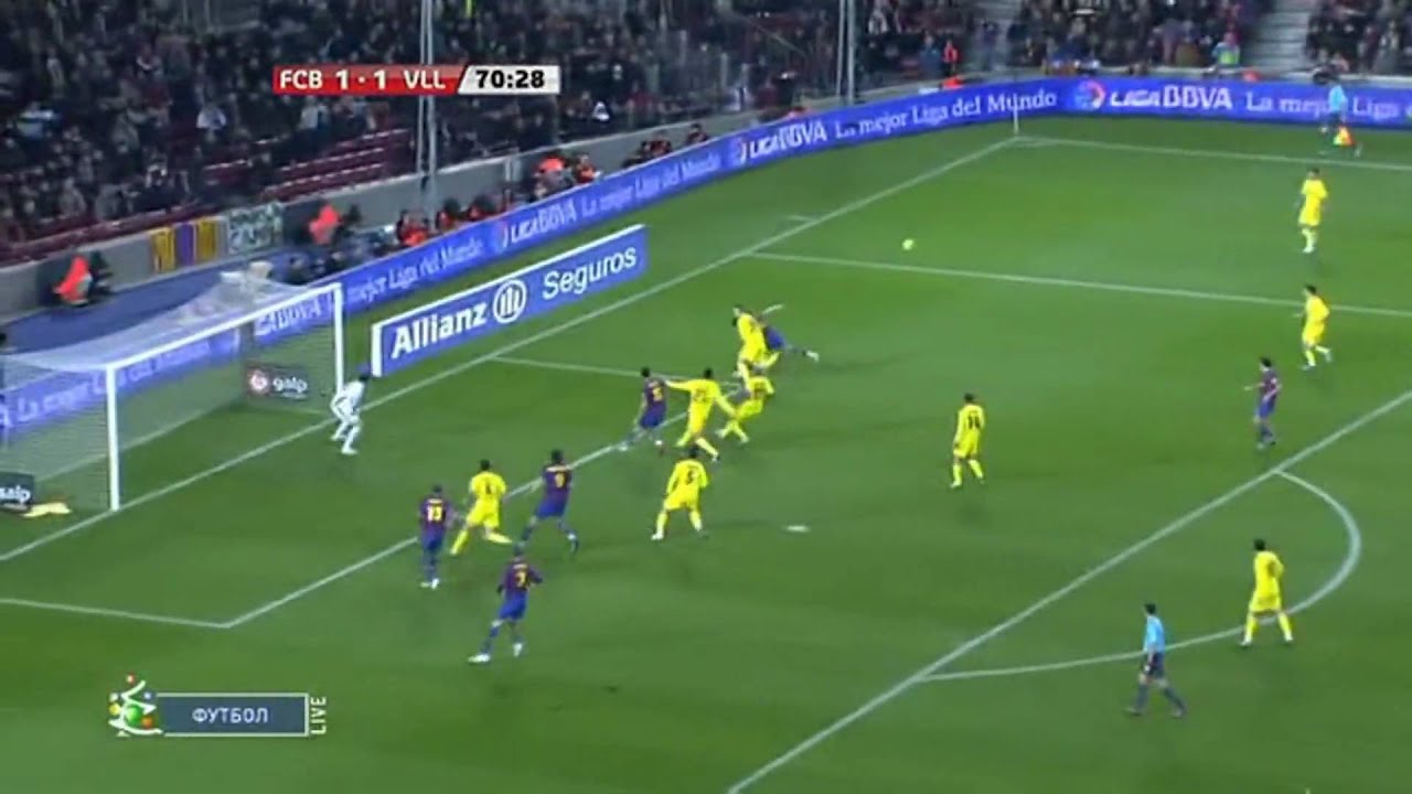 Xavi and Iniesta Vs Villarreal (02.01.10) By Sjurinho