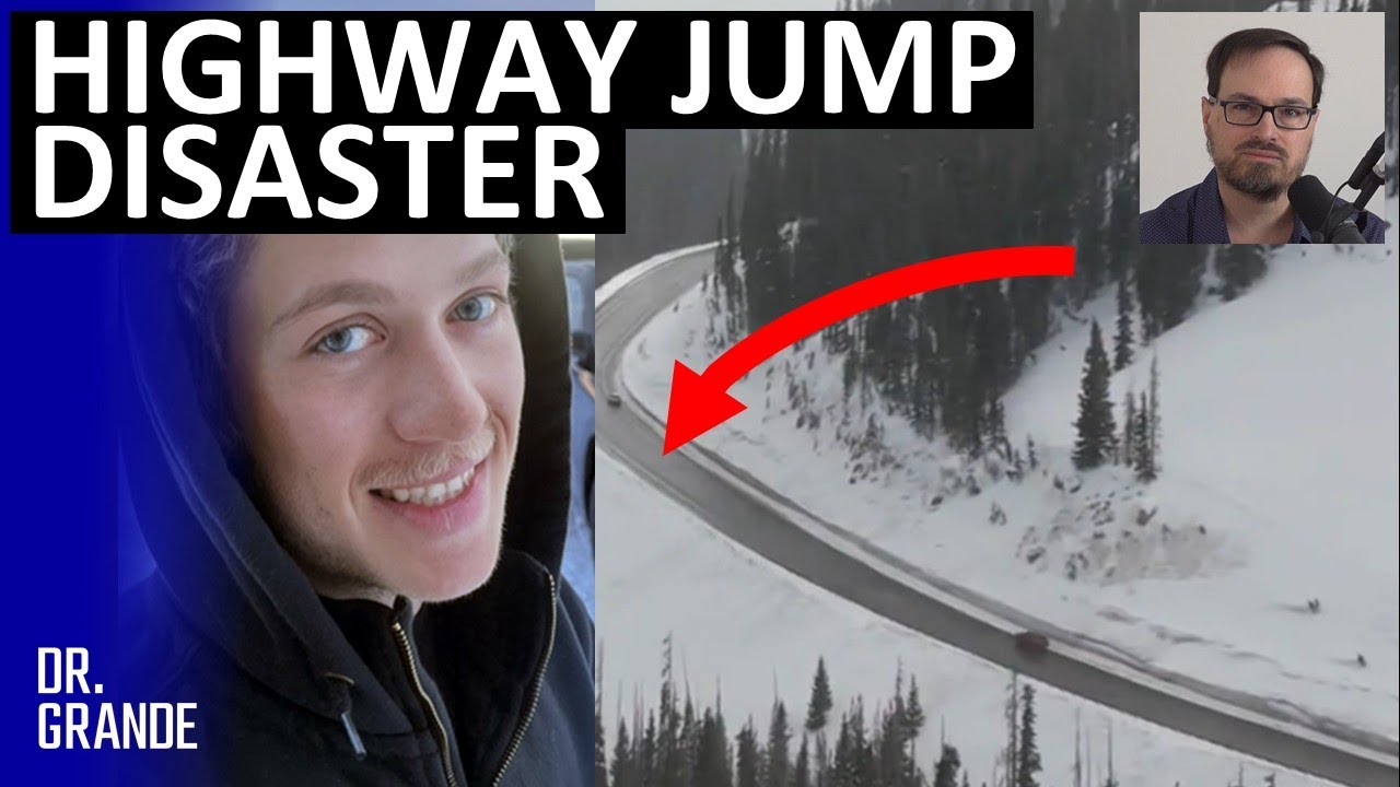 Aspiring Social Media Influencer Attempts Ski Jump Over Three-Lane Highway | Dallas LeBeau Analysis