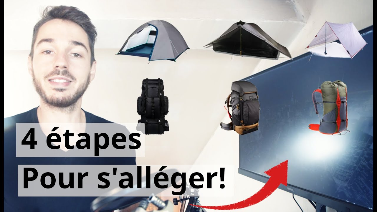 4 étapes pour s'alléger en rando... et dépenser moins!