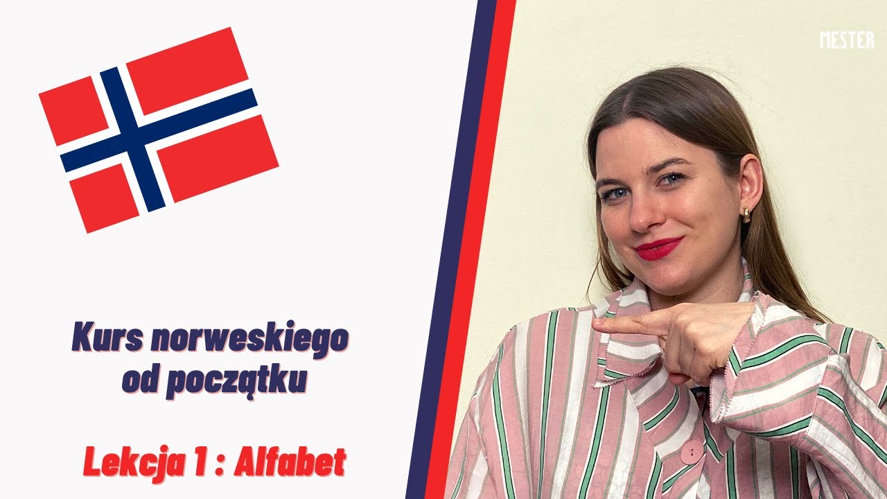 💥 Kurs norweskiego dla początkujących odc. 1: Alfabet | Norweski od początku z Mesterem 👩‍🏫