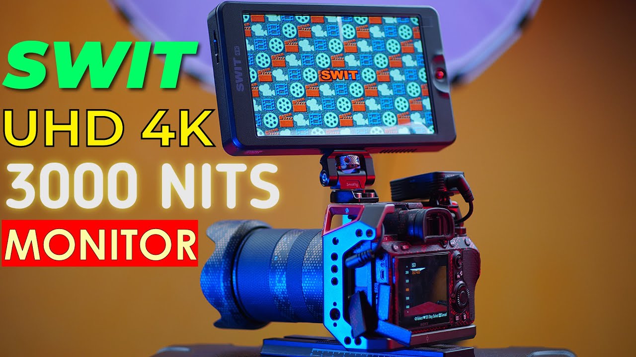 SWIT CM-S75C | SWIT 4K Monitor | 7 Inch UHD Monitor | SWIT 3000 nit Monitor | Swit Monitor