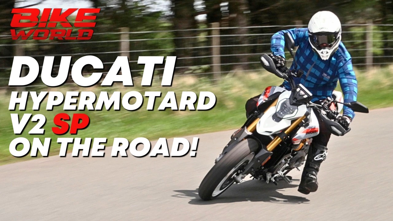 НОВЫЙ DUCATI HYPERMOTARD V2 SP | ДОРОЖНЫЙ ОБЗОР ОТ CHRIS