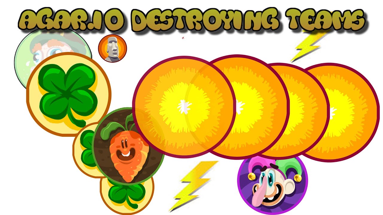 Agar.io // AgarList.com Destroying Teams // Splitrunning!